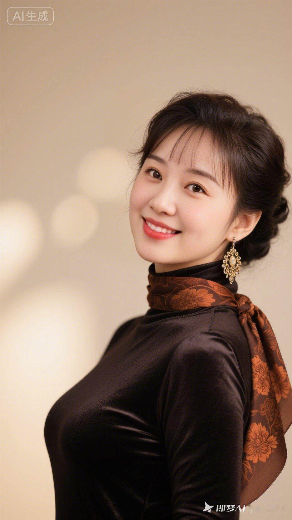 优雅气质，复古风穿搭，微笑的魅力！