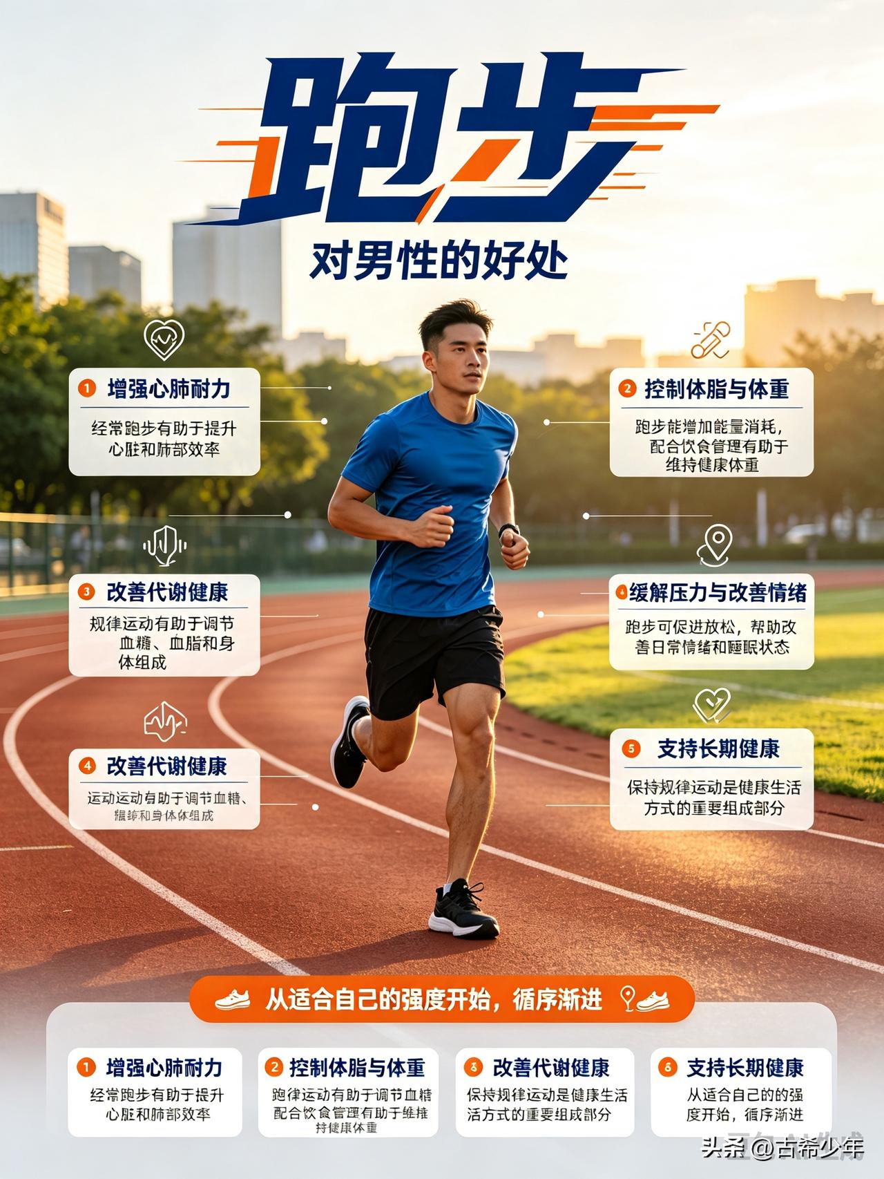 跑步，对男性的好处——
 
聊起这个话题，有些男士会觉得不好意思，甚至不屑一顾。