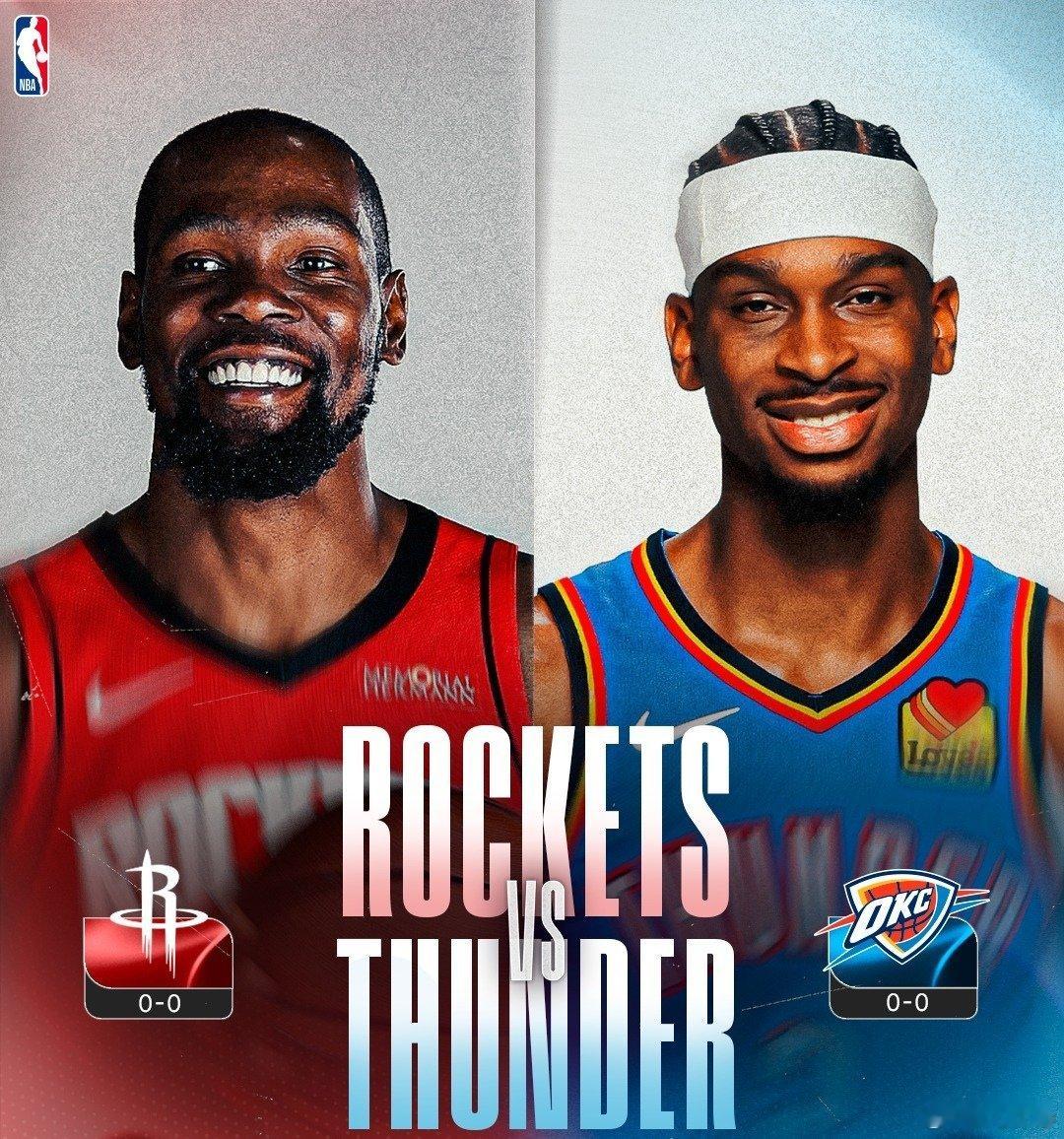 明日战雷霆亚历山大(腹部拉伤)缺阵杰伦·威廉姆斯（腘绳肌）缺阵阿贾米切尔（腹部拉