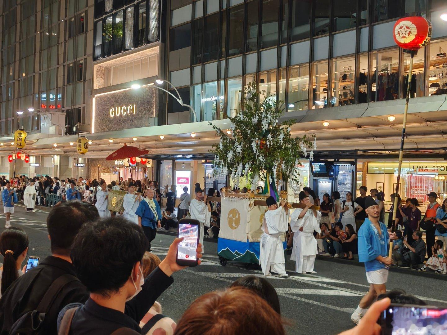 虽然八九点才来但是也算是云一下祇園祭吧 日本·祇園花見(京都)
