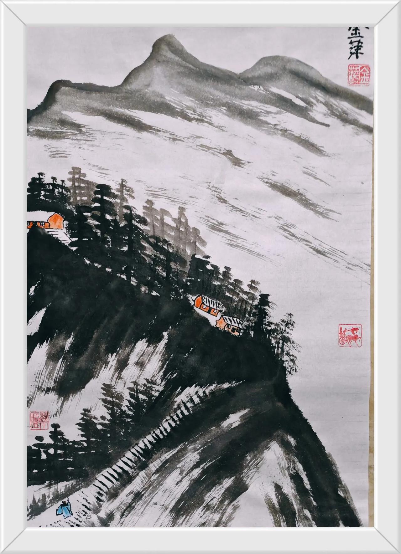路转峰回又一程，
人生在世总关情，
当年项羽今何在？
夜半犹闻楚歌声。