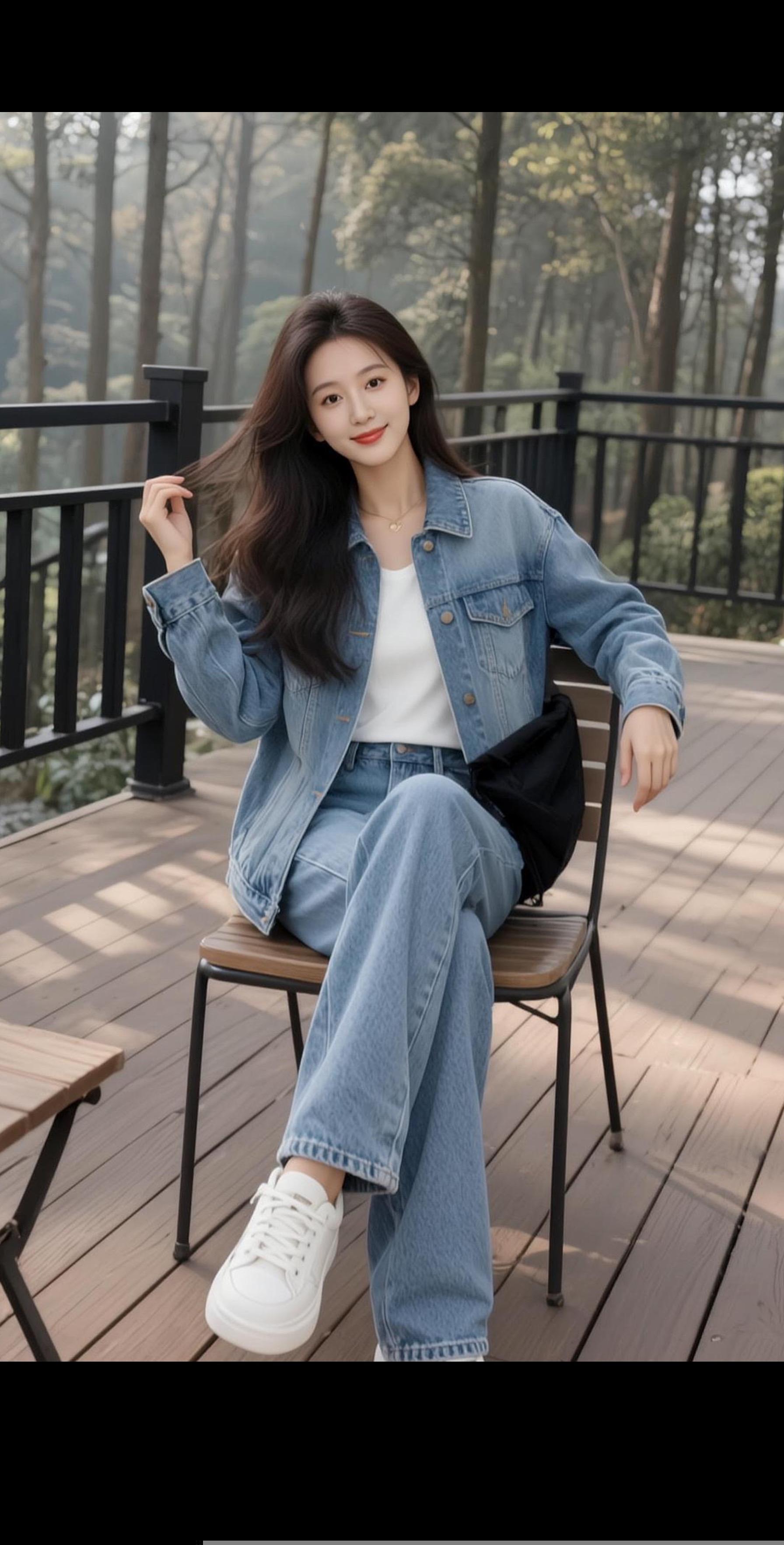 AI林间牛仔少女