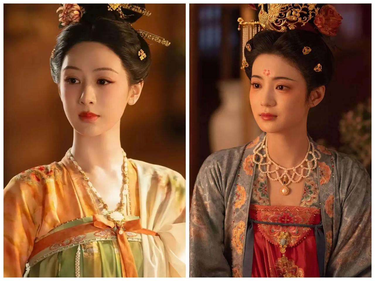 杨紫竟然被女二号比下去了，看看两人，你觉得谁更符合唐朝时之女子？