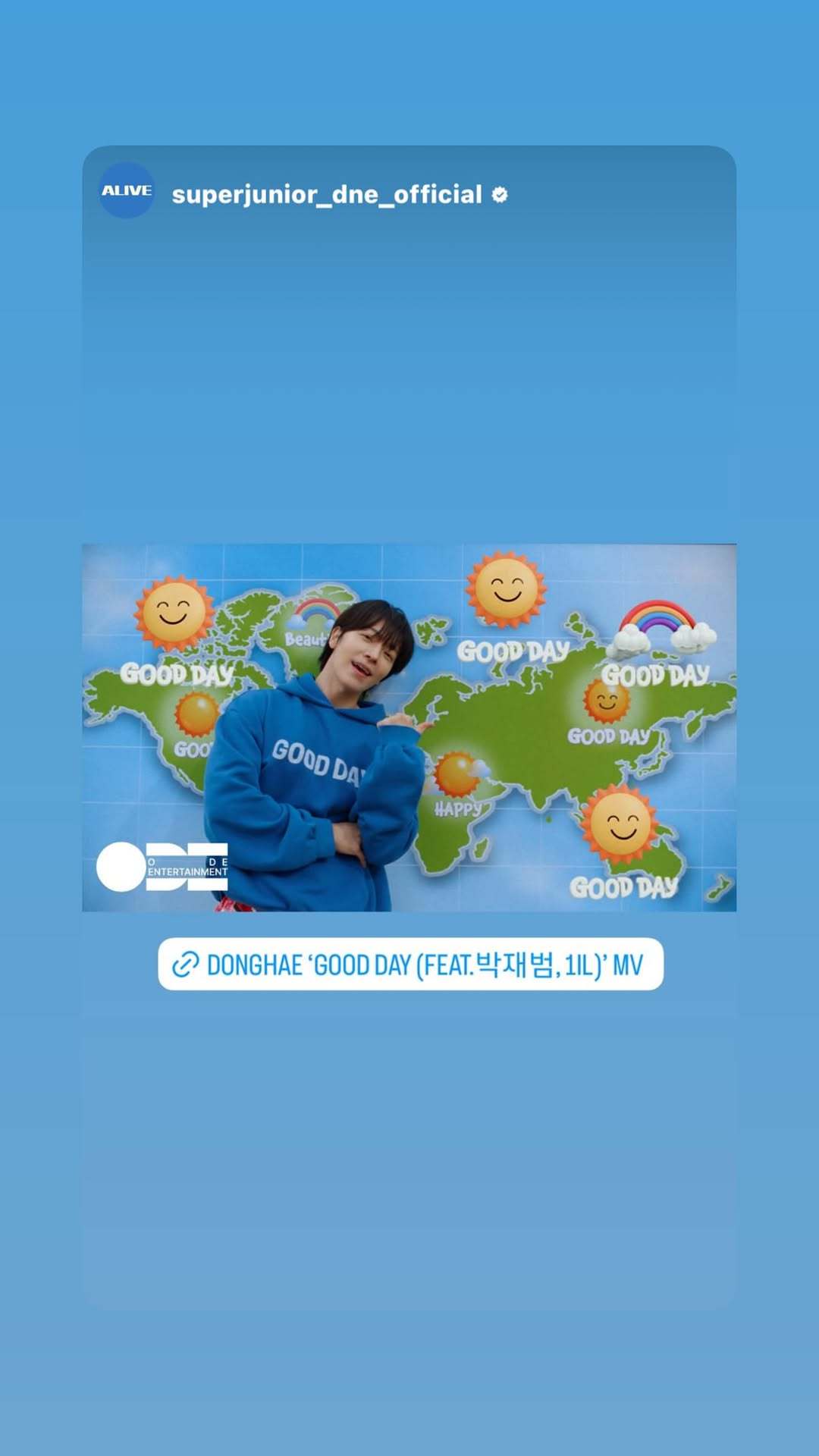 “CB百蓝_。260407李东海 ins story+TW更新：Have a G