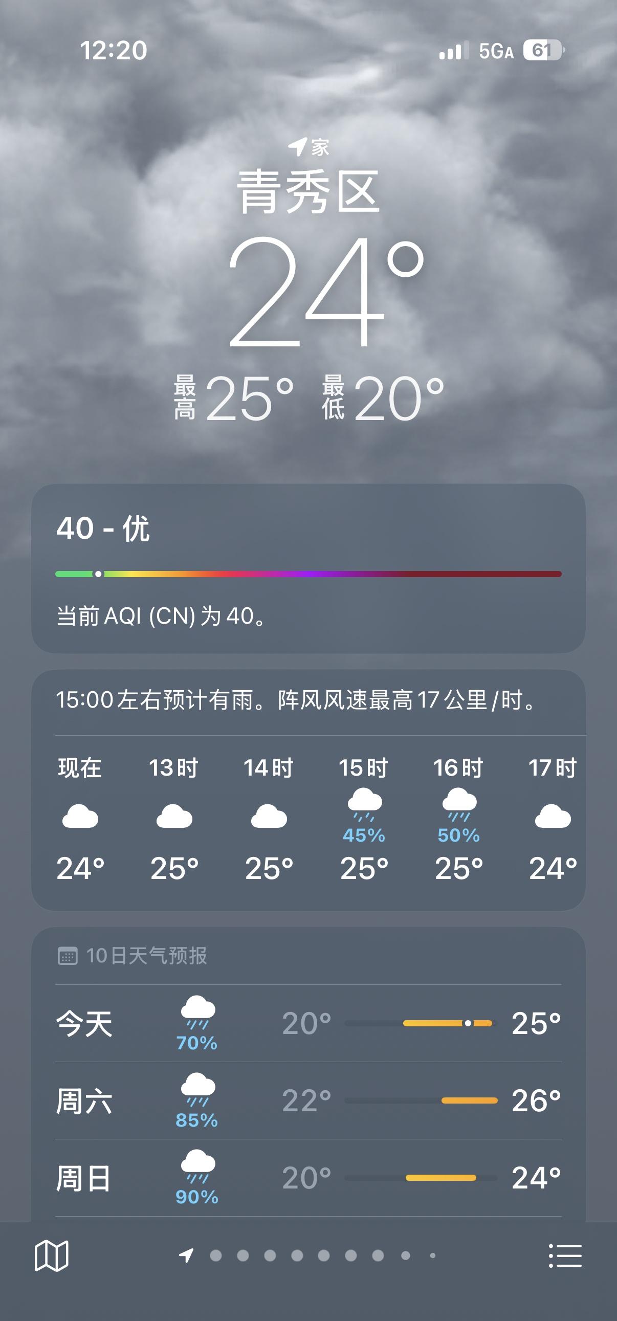 你们见过立冬当天回南天还下毛毛雨湿度82%吗？此地有。
我在冬天也时常有流放岭南