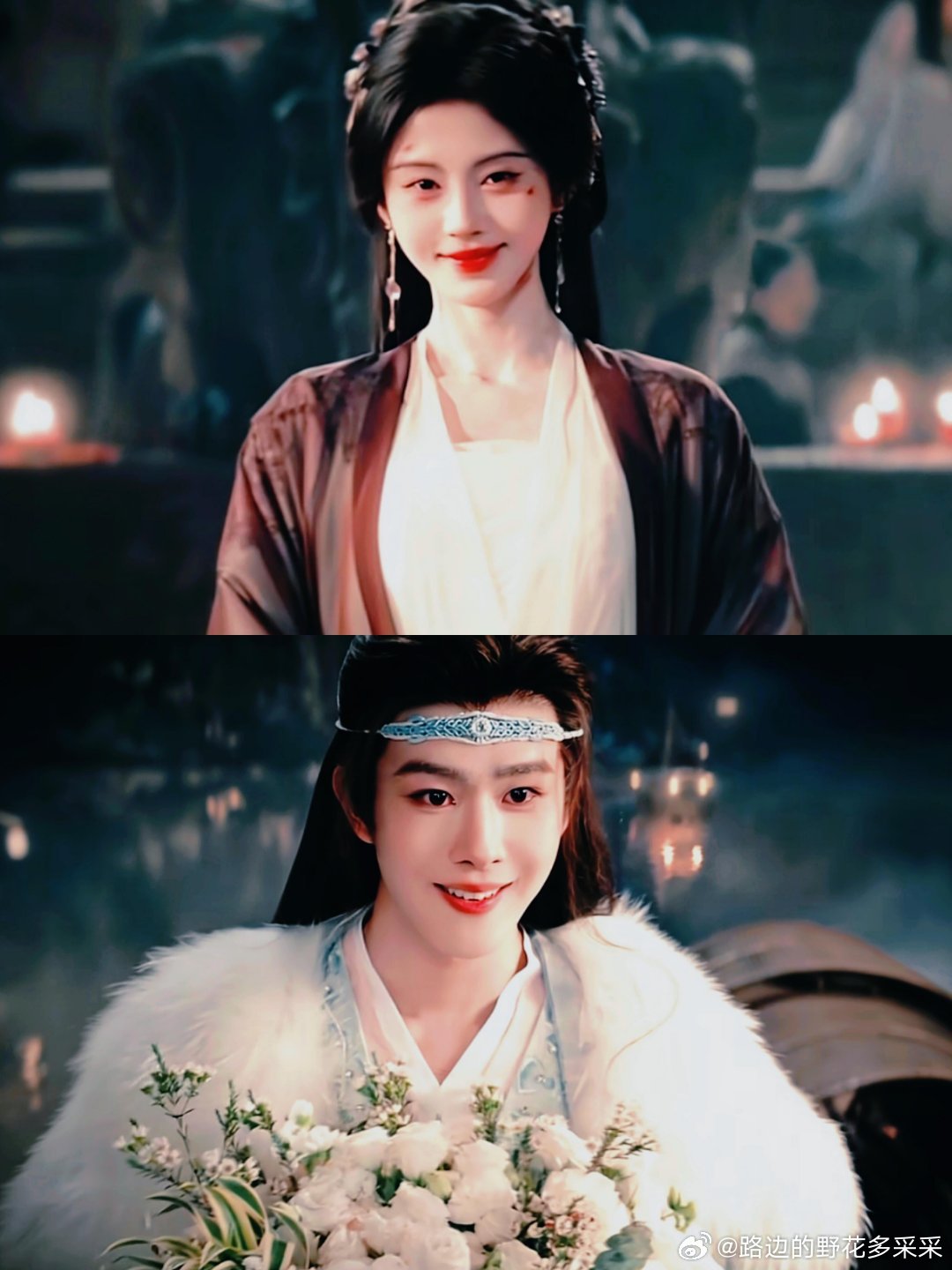 露芜衣勾勾手, 寄灵就屁颠屁颠过来了😍露芜衣：呼吸～寄灵：(手段了得)嘿嘿她好