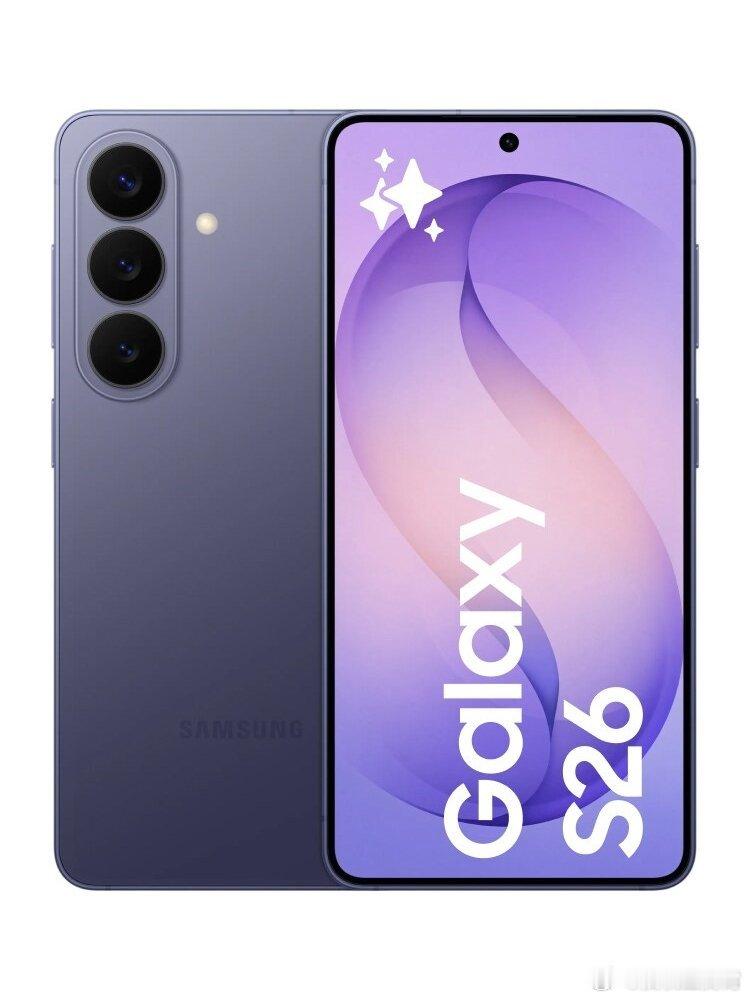 【三星Galaxy S26系列官方渲染图曝光】今年总的有S26、S26+、S26