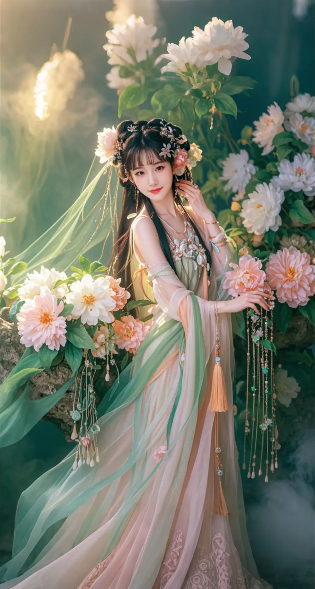 AI扩图 AI花妖幻影