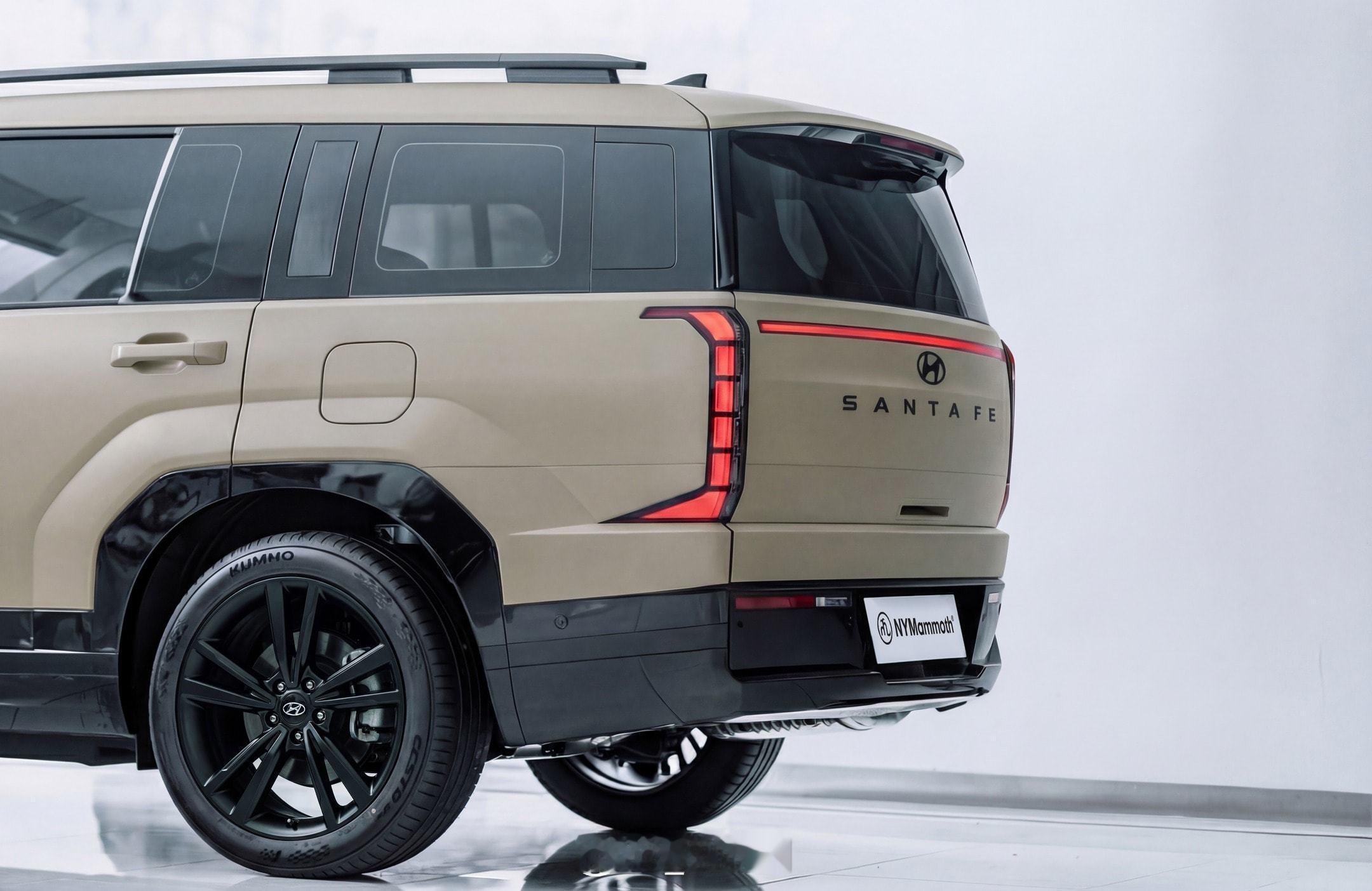 现款&中期改款现代胜达对比 之前网友说没有尾部造型对比，现在它来了！现款&中期改