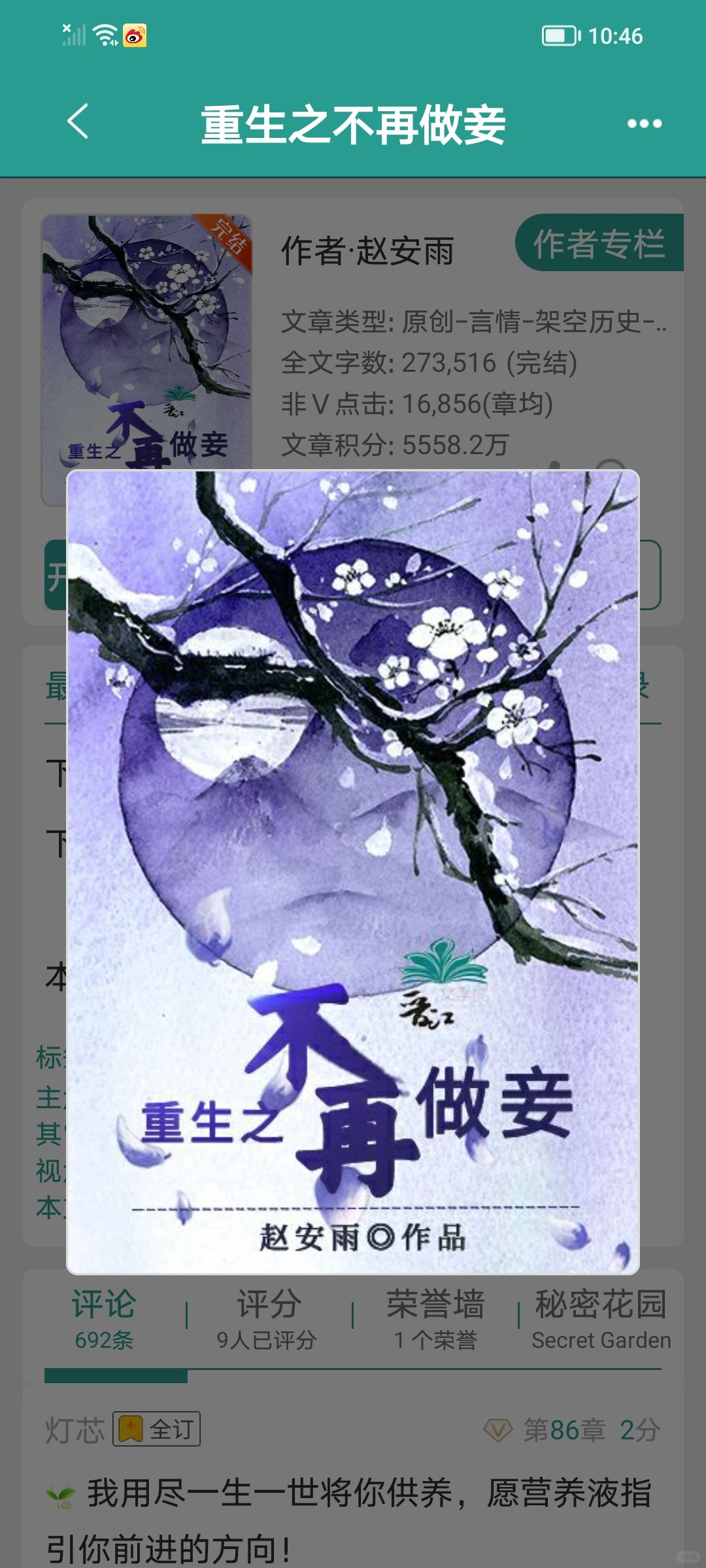 重生之不再做妾 完结
