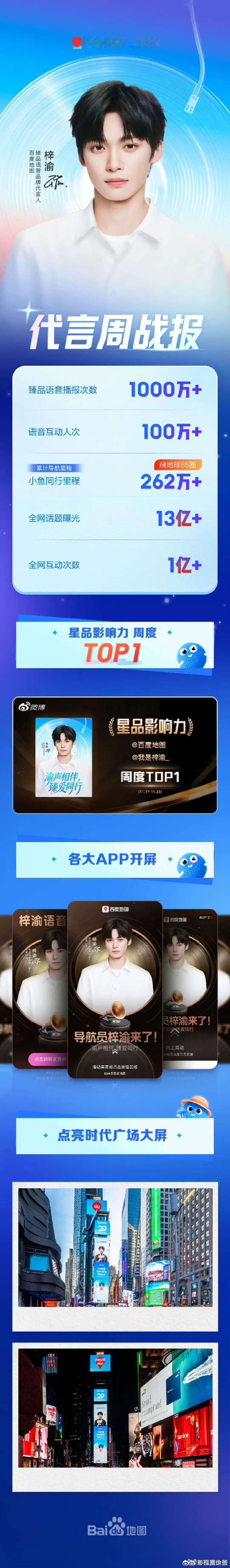 梓渝百度地图战报来咯！梓渝和YUNI真的好厉害！ 