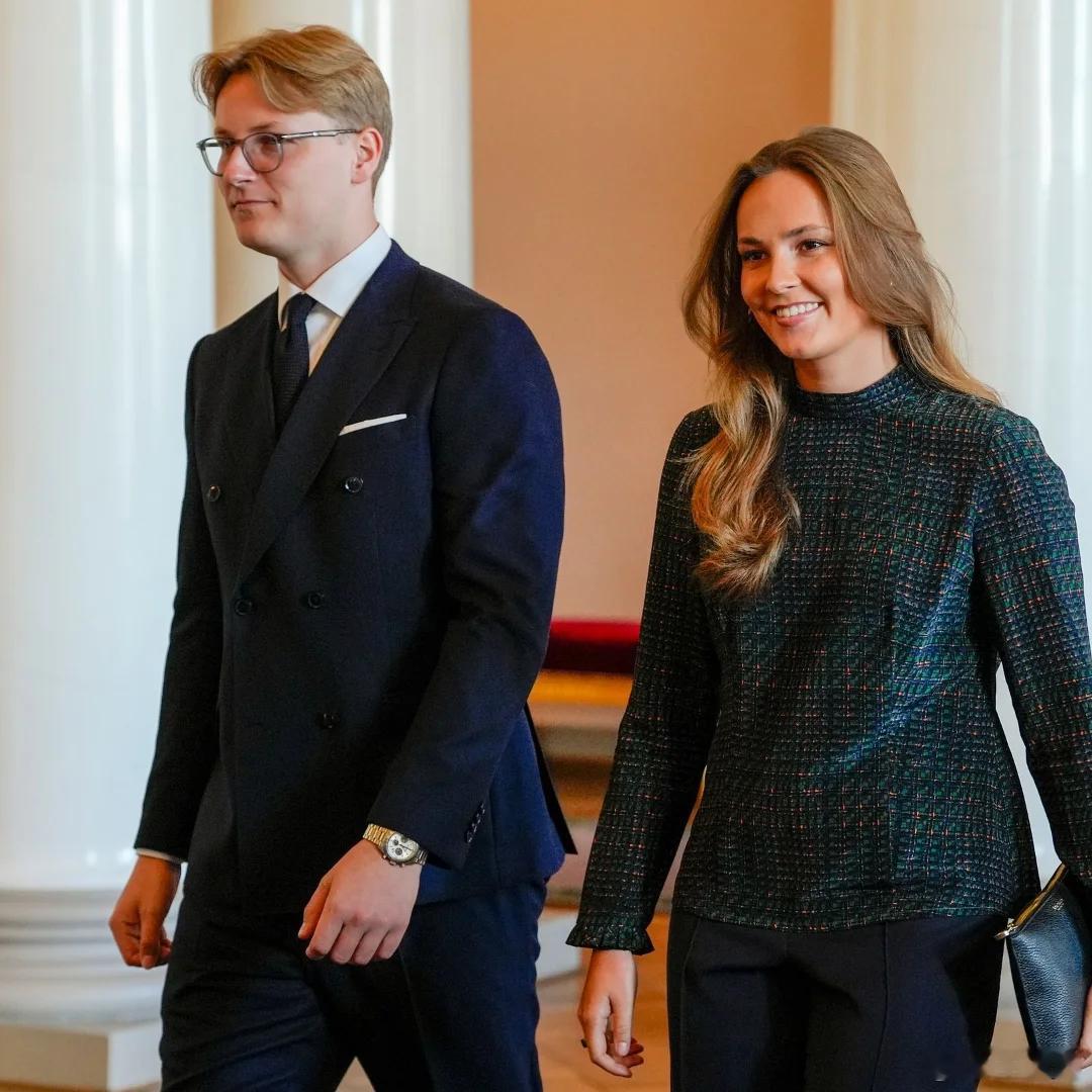 挪威王室 🇳🇴4月10日，哈肯王储、梅特-玛丽特王储妃、英格丽德·亚历山德拉