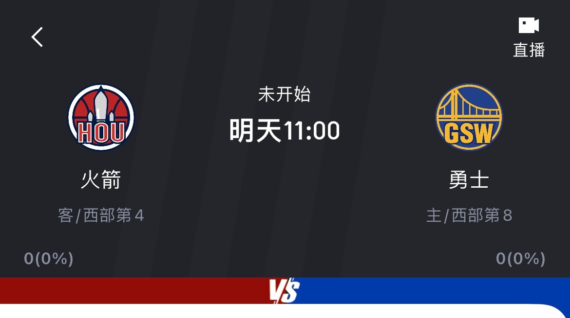 明天上午勇士主场迎战火箭，库明加继续缺席，梅尔顿霍福德缺席，追梦出战成疑，怎么说