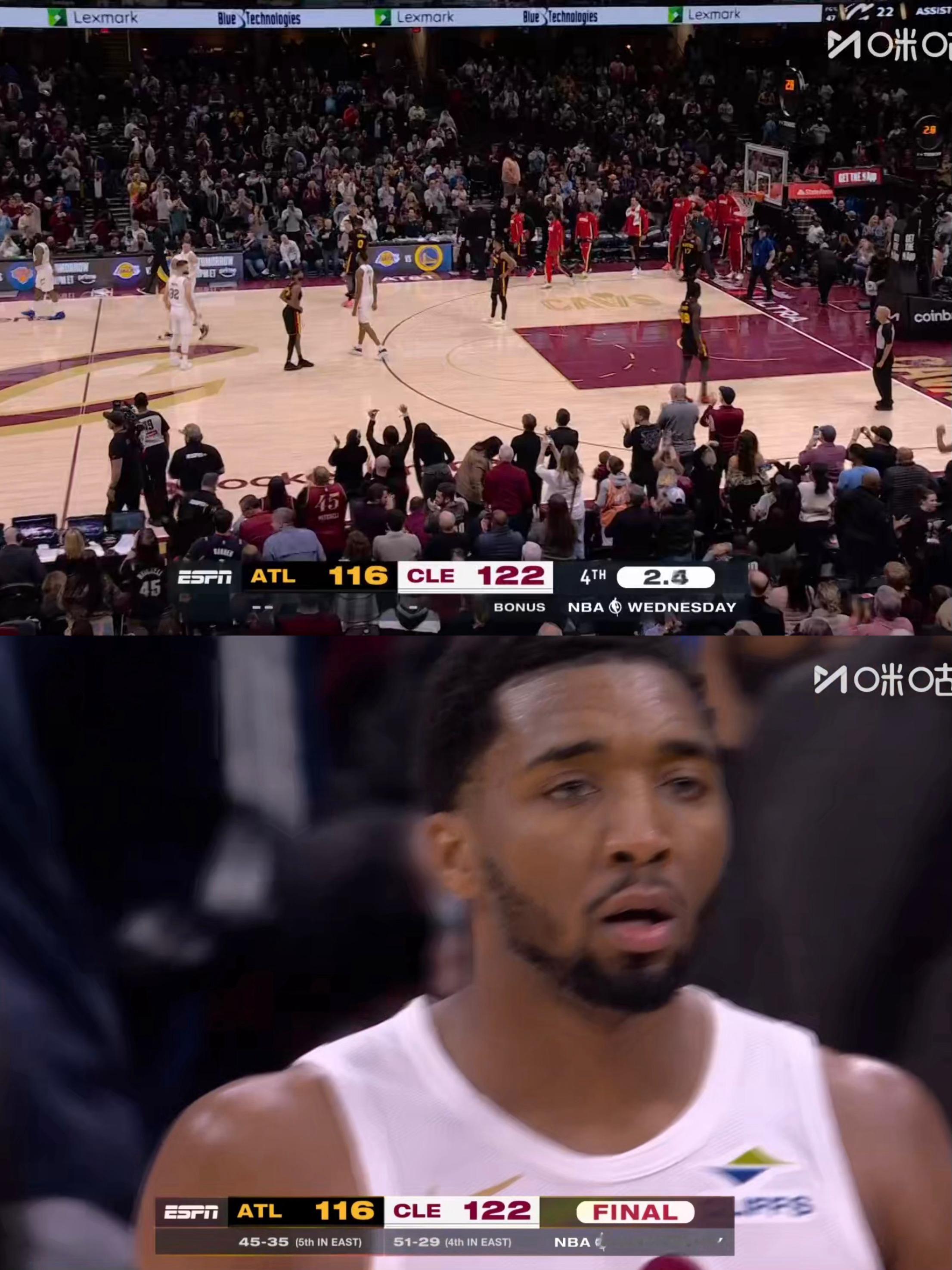 老鹰116-122不敌骑士，老鹰输了文森特没输！文森特替补15分钟，三分3投3中