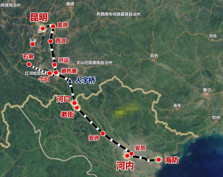 中越跨境高铁的建设，相当有必要！尤其是云南省昆明市连接越南海防港的铁路，直接可以