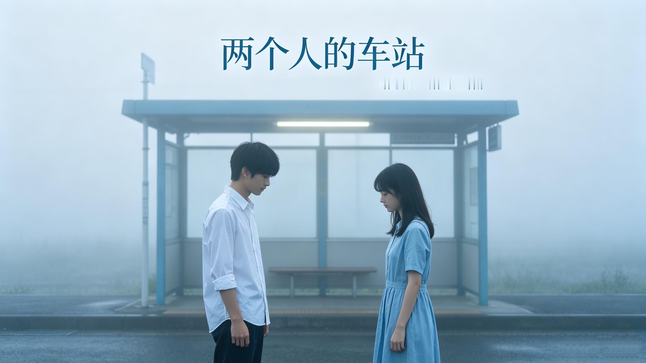 微小说大赛青春札记 《两个人的车站》同一个清晨公交站，同一趟朝夕相伴的班车。她刚