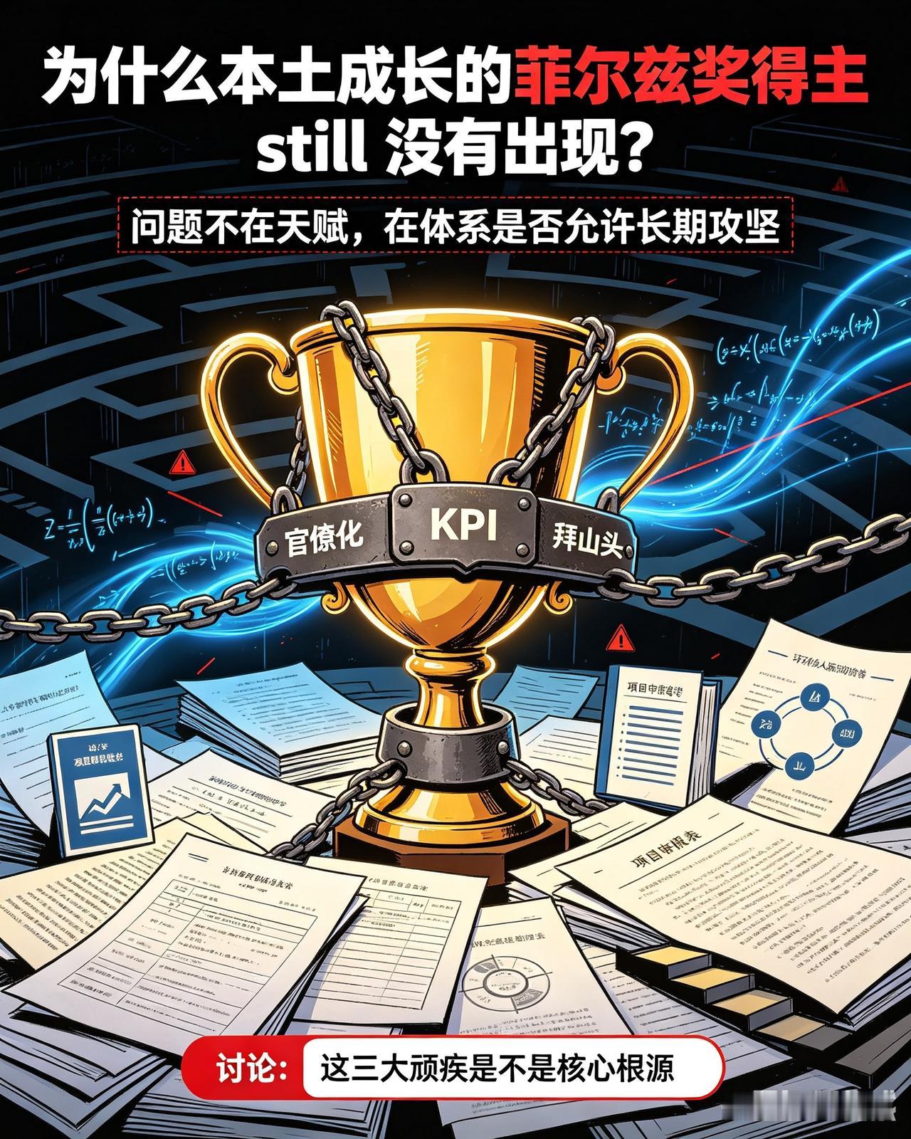 本土难出菲尔兹奖，根本不是天赋问题，是学术土壤出了大问题

2026年王虹、邓煜