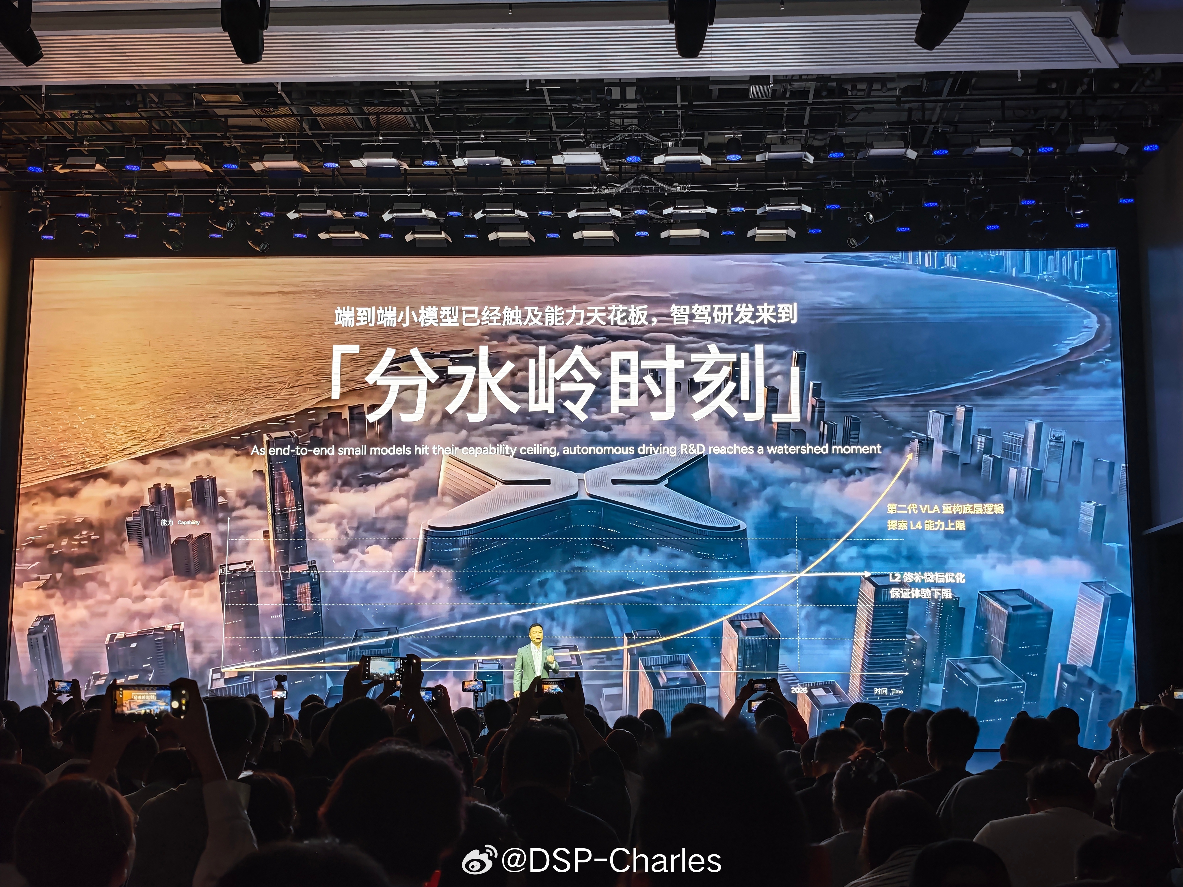 小鹏认为端到端小模型已经到能力天花板了，智驾研发已经是分水岭，现在用第二代VLA