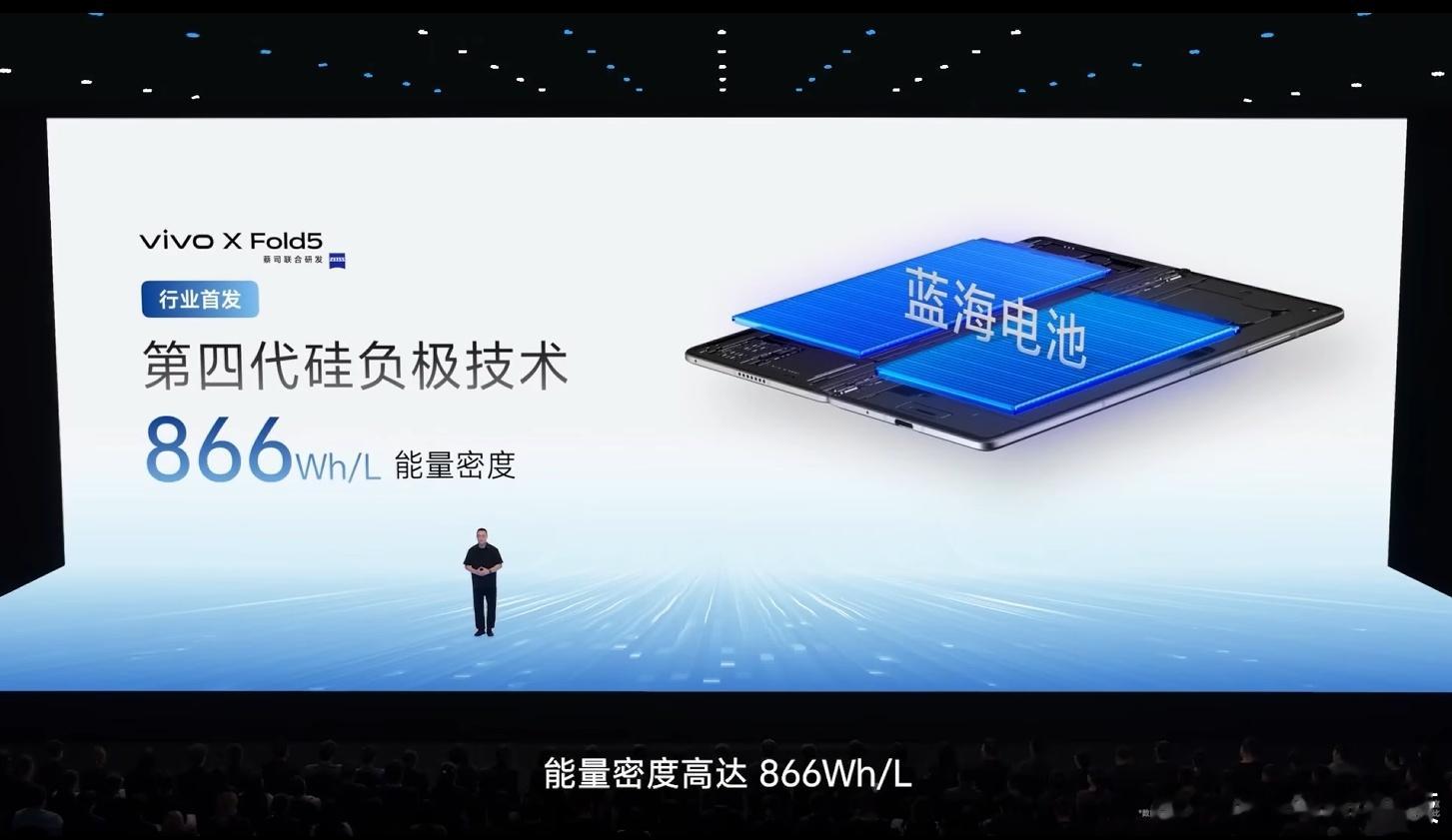vivo X Fold5 的电池用的技术很多都是行业首发，容量也做到了6000m