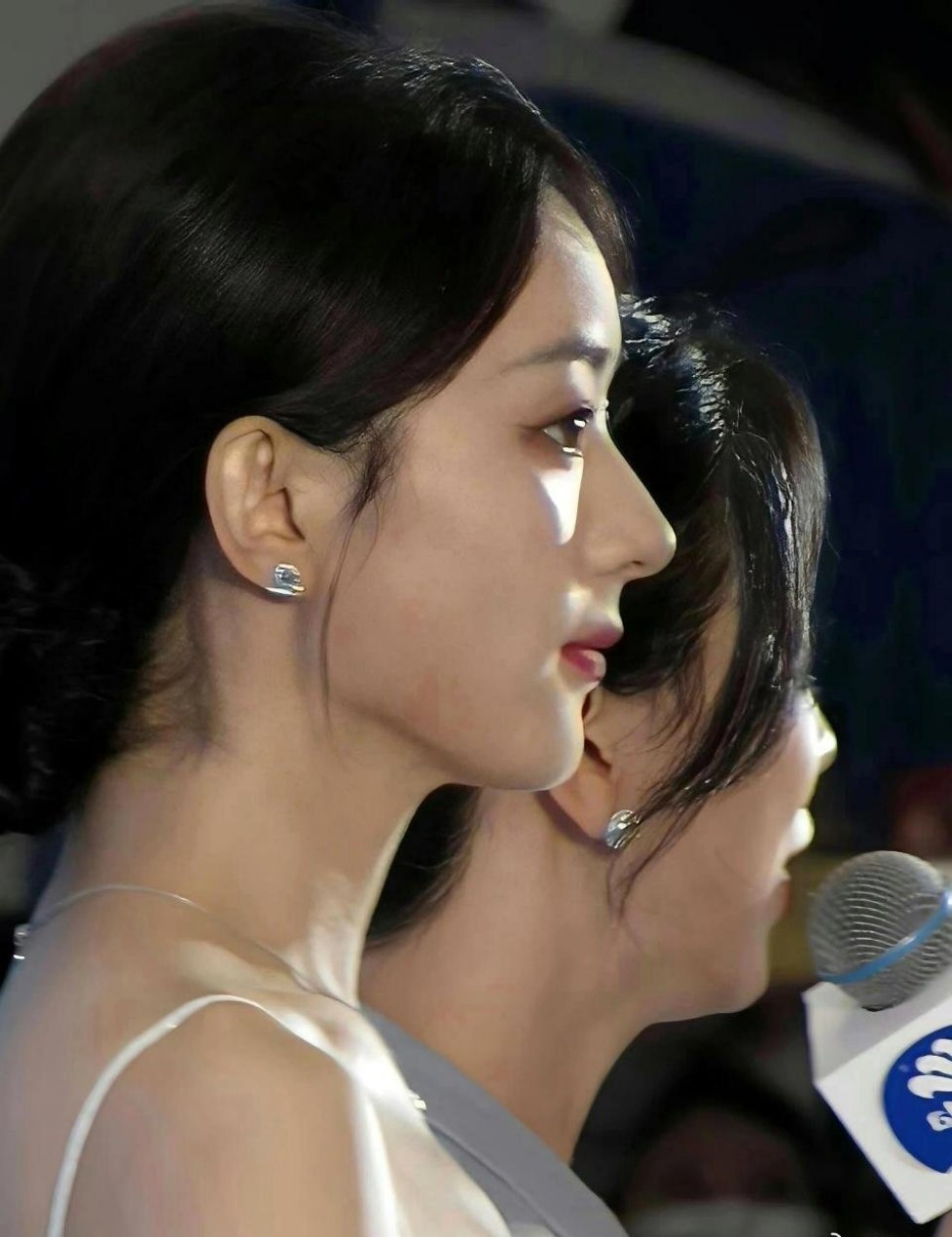 赵丽颖的侧脸在内娱女明星里算数一数二的了吧？ ​​​