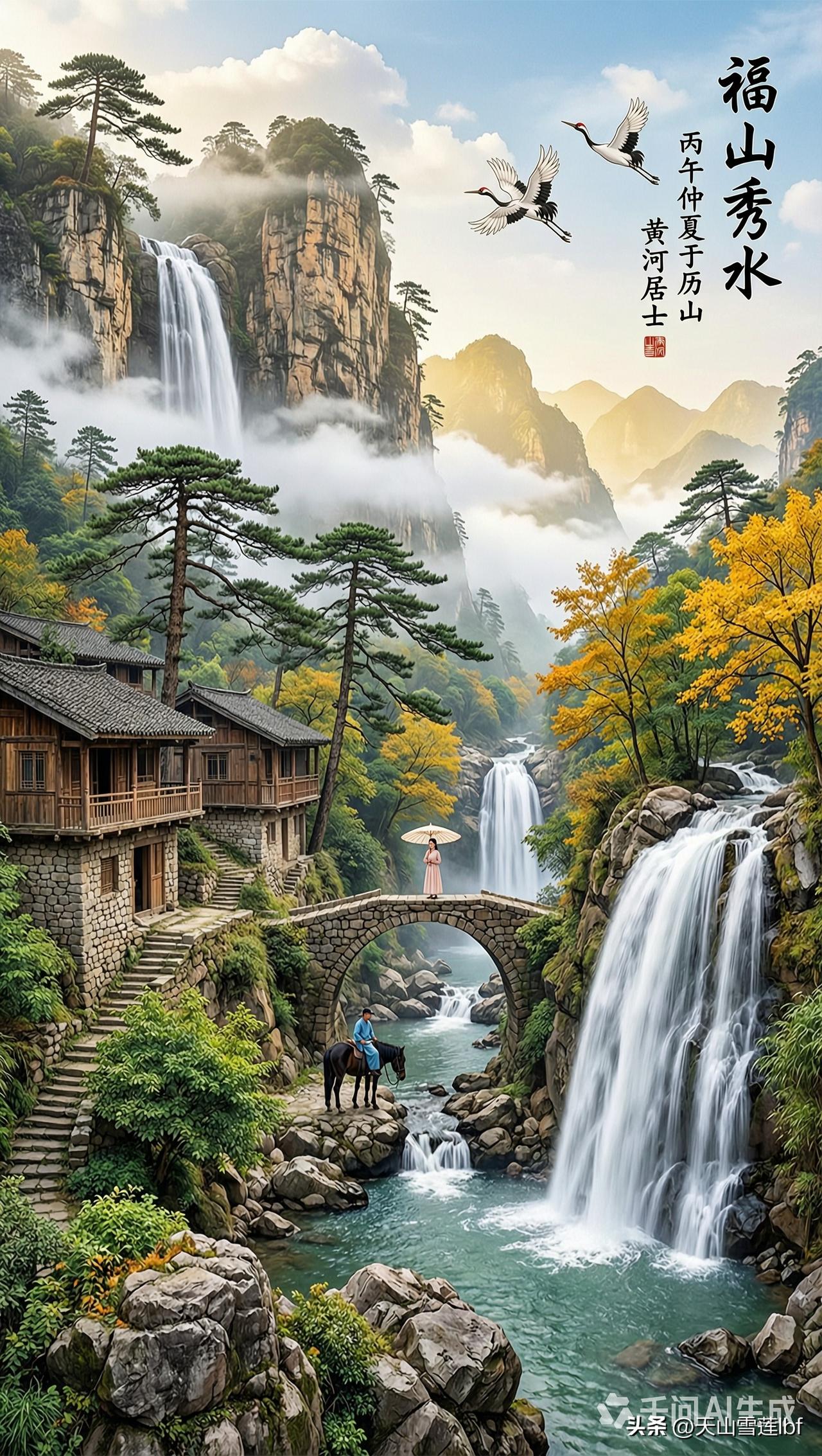 《福山秀水》美丽的小山村，原生态，自然美！