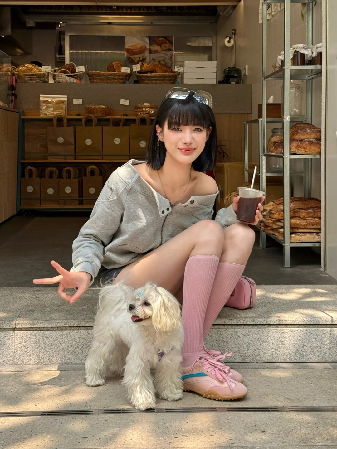 偶遇快乐修狗🦮☕️☀️