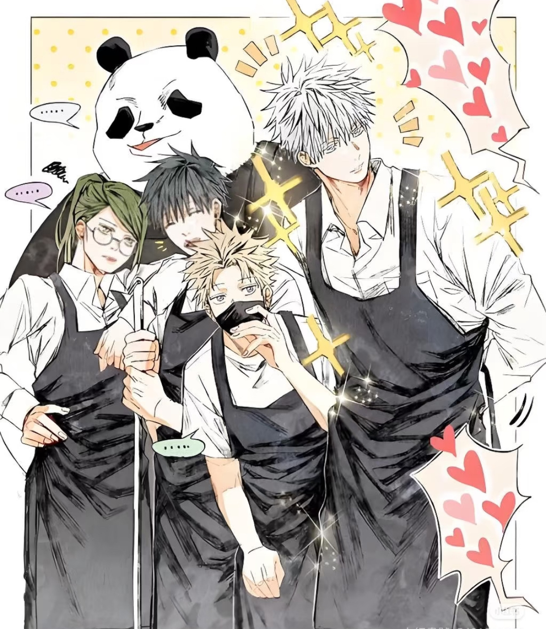 【五条悟×你】打工仔小五🖤超可爱！二次元招新季咒术回战日漫 ​​​