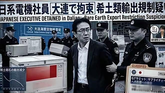 日媒披露偷稀土被抓细节，这么多年了，他们果然有的是手段
针对5月下旬两名在大连日