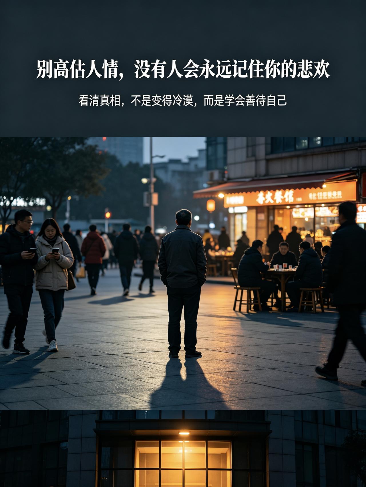 看到一段话，初读觉得残酷，静下心想想，却是实打实的人间真相。
 
这个世界上，其
