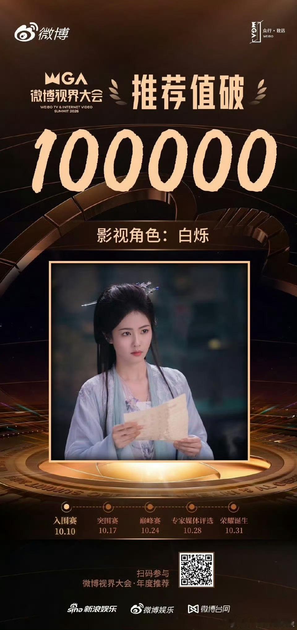 白鹿25年播了3部剧，3部剧入围，有作品输出，能给粉丝提供情绪价值，营业频繁，就