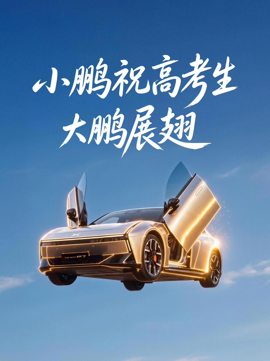 高考祝考生们大鹏展翅