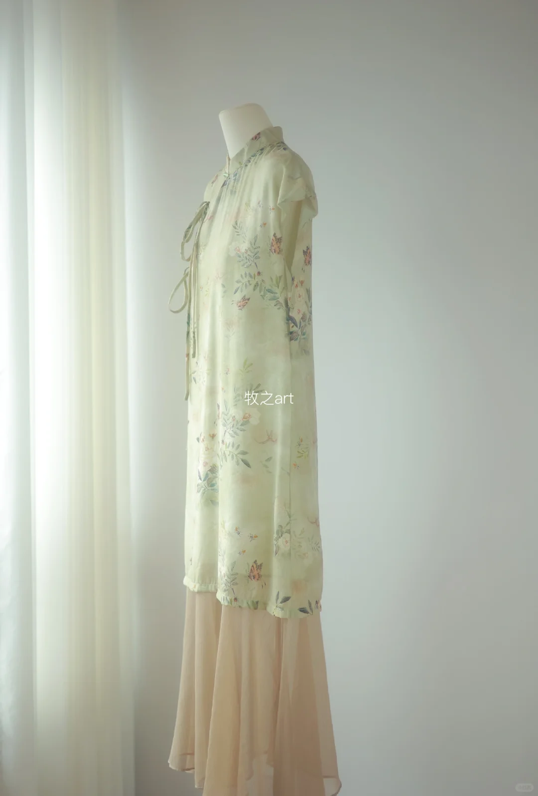 中式连衣裙｜两色都好看～