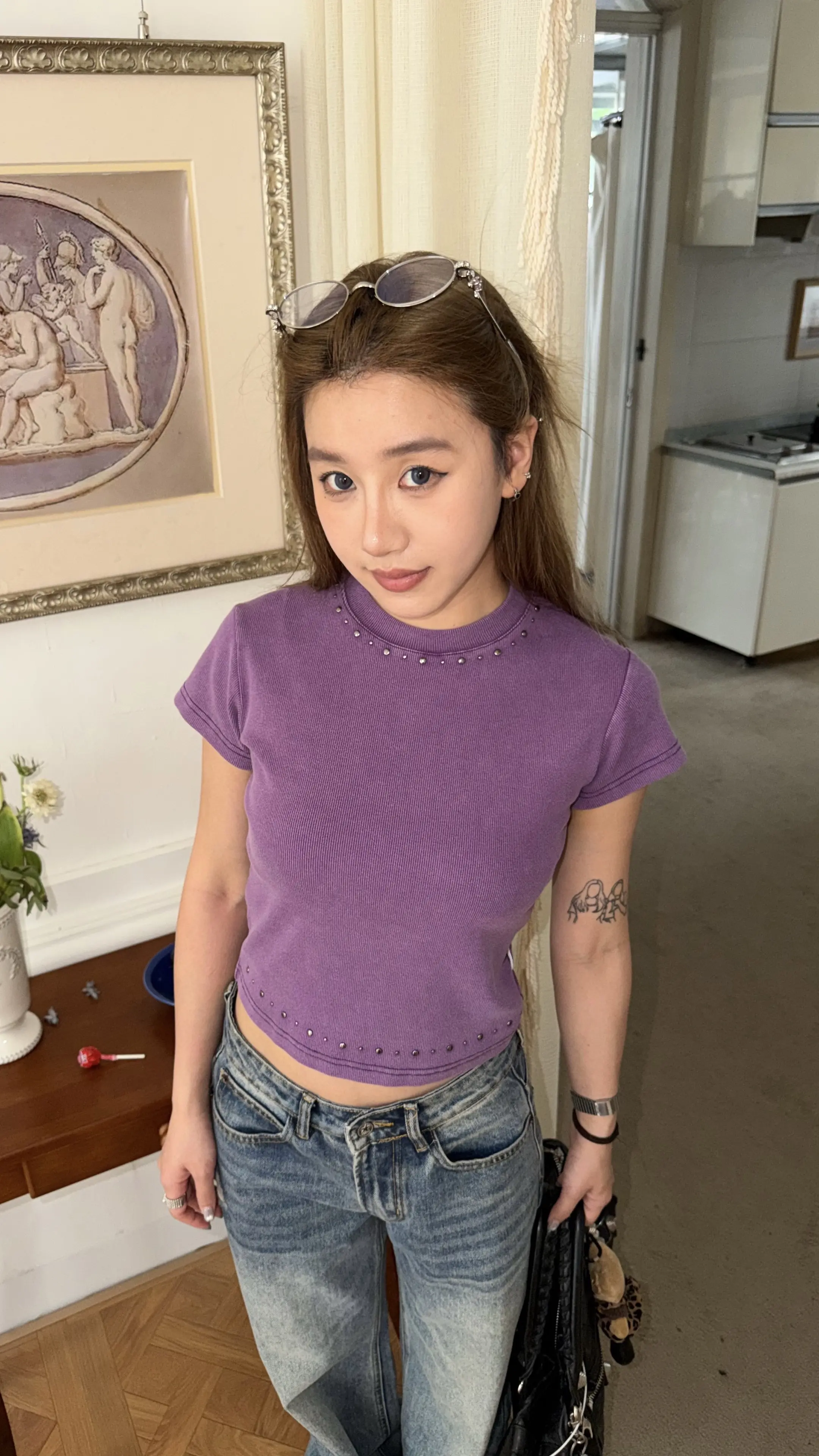 好漂亮的紫色。