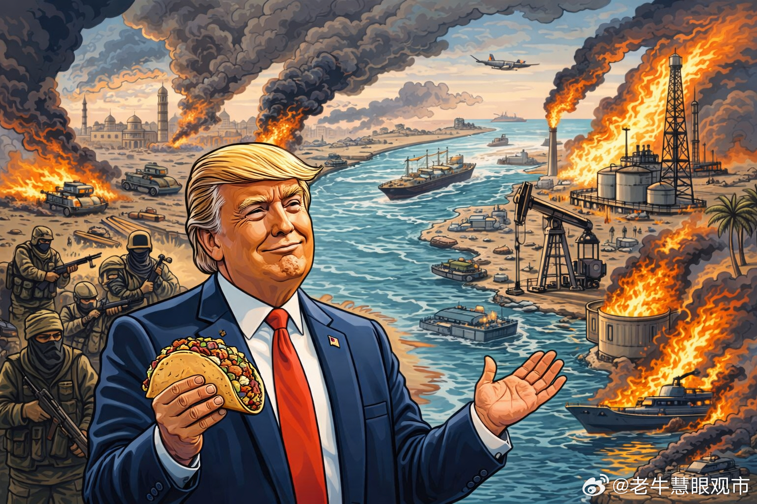 五天暂停背后：特朗普的交易剧本，开始压不住中东的真实风险特朗普这一次对伊朗的态度