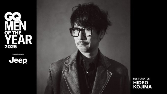 小岛秀夫获GQ日本杂志 2025 年度「最佳创作者奖」，颁奖典礼于 12 月 2