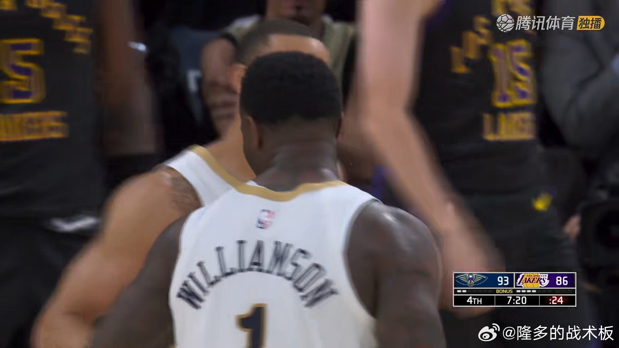 鹈鹕拉开优势了鹈鹕vs湖人