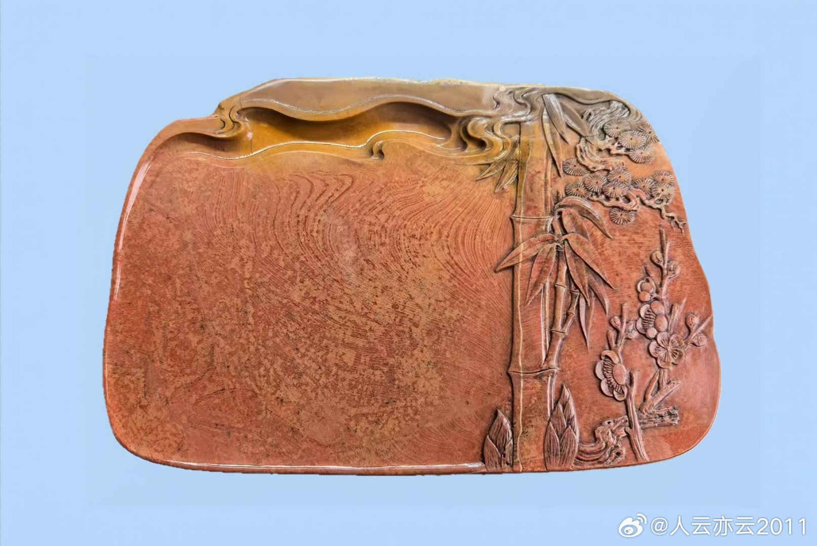 【精品展示】（二）砚台系列（5）：红丝砚❶～～墨砚斋作品⑪。与师友们分享，一手货