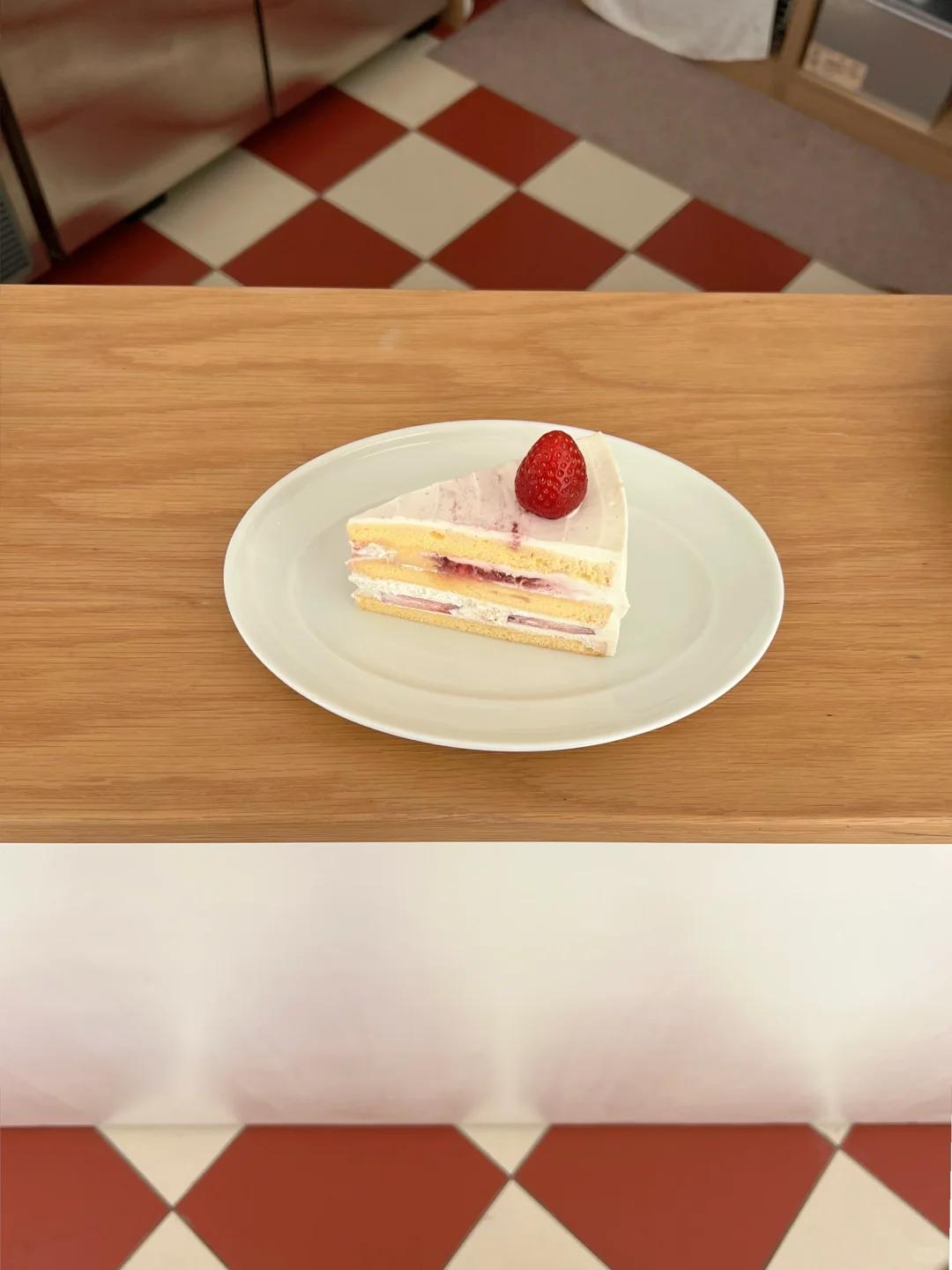 🍰一块完美的草莓蛋糕