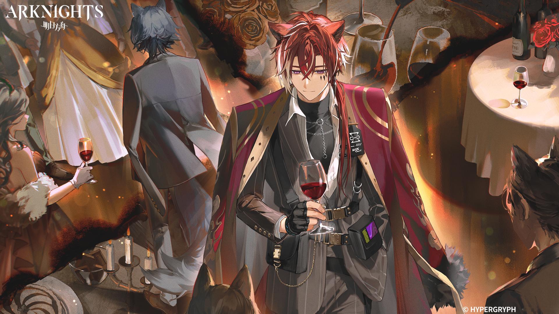 明日方舟 国际服sidestory-十字路口 特别纪念插图绘by:hou 