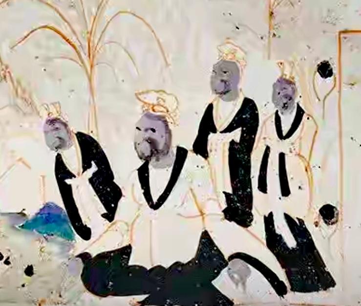 赏莫高窟早期壁画之。《西周诸侯分封制到美国联邦制的探讨》
 
在中国古代历史的长河中，西周的诸侯分封制延续约300年,是一个具有重要意义的政治制度。西周建立之初，为了巩固统治、拓展疆土，周天子将土地和人民分封给诸侯，诸侯在其领地内享有一定的自治权，但需对周天子尽相应的义务。
 这种制度在一定时期内起到了积极作用，它促进了对广大地区的开发和统治，各诸侯在初期也积极拱卫王室，使得西周王朝呈现出繁荣稳定的局面。然而，随着时间的推移，诸侯势力逐渐坐大，独立性增强，彼此间的矛盾与争斗也日益加剧。中央权威不断被削弱，最