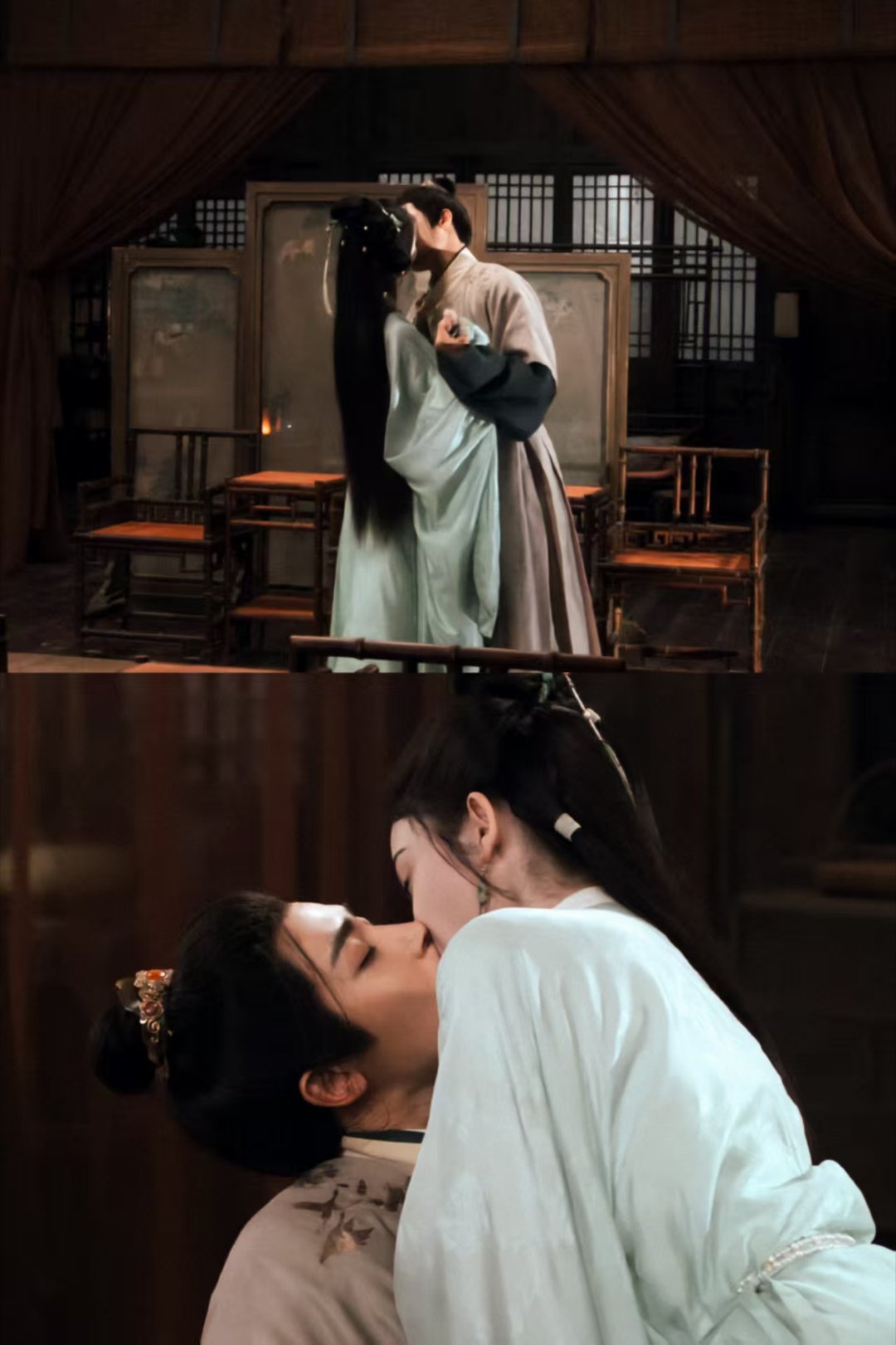  玉茗茶骨耳鬓厮磨给我看红温了 小说里的耳鬓厮磨具象化！大小姐拿捏陆江来的样子，