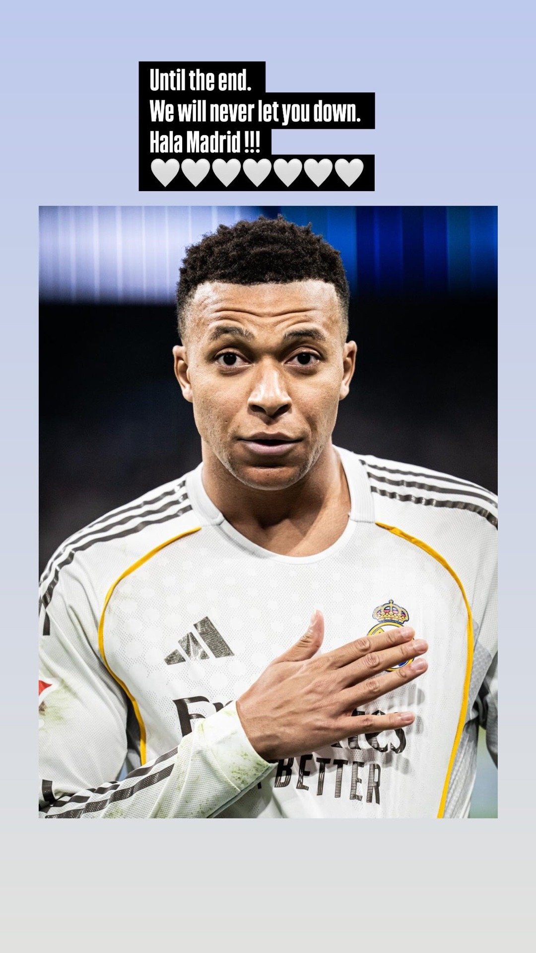 姆巴佩  IG STORY更新结算画面🤍皇马vs巴列卡诺姆巴佩 青岛·东海路9