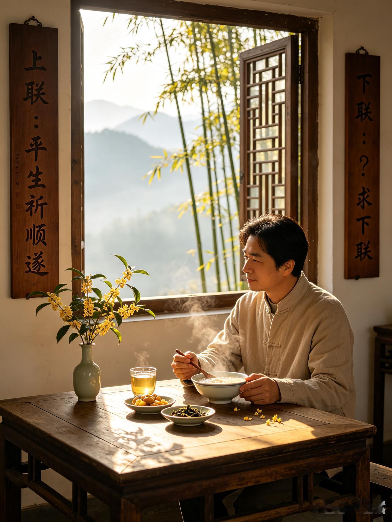 一生不求大富大贵，只求家人平安顺遂，自身无病无忧，安稳走完余生。质朴心愿写成上联