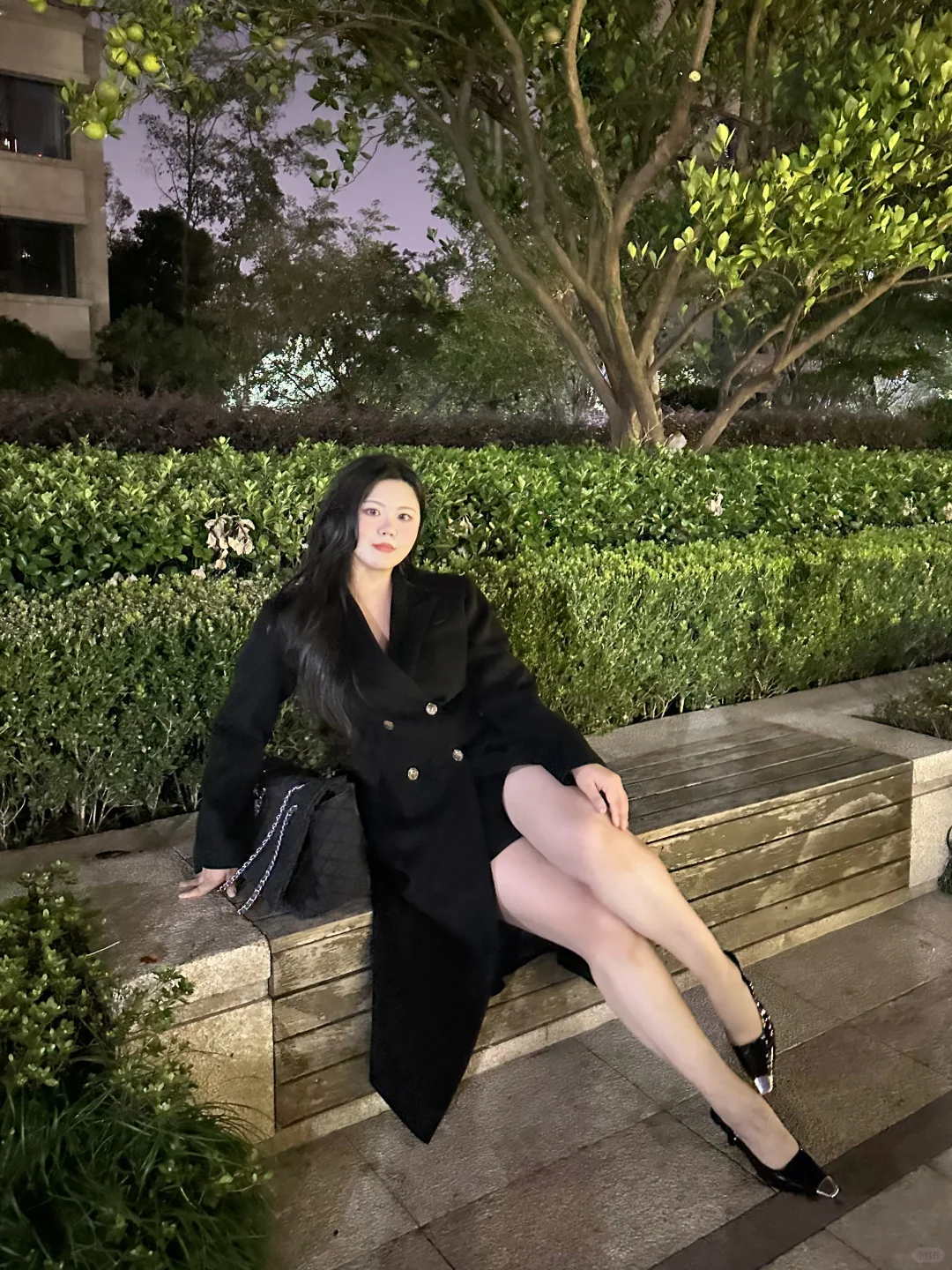 180斤｜秋冬的氛围感是收腰毛呢大衣给的