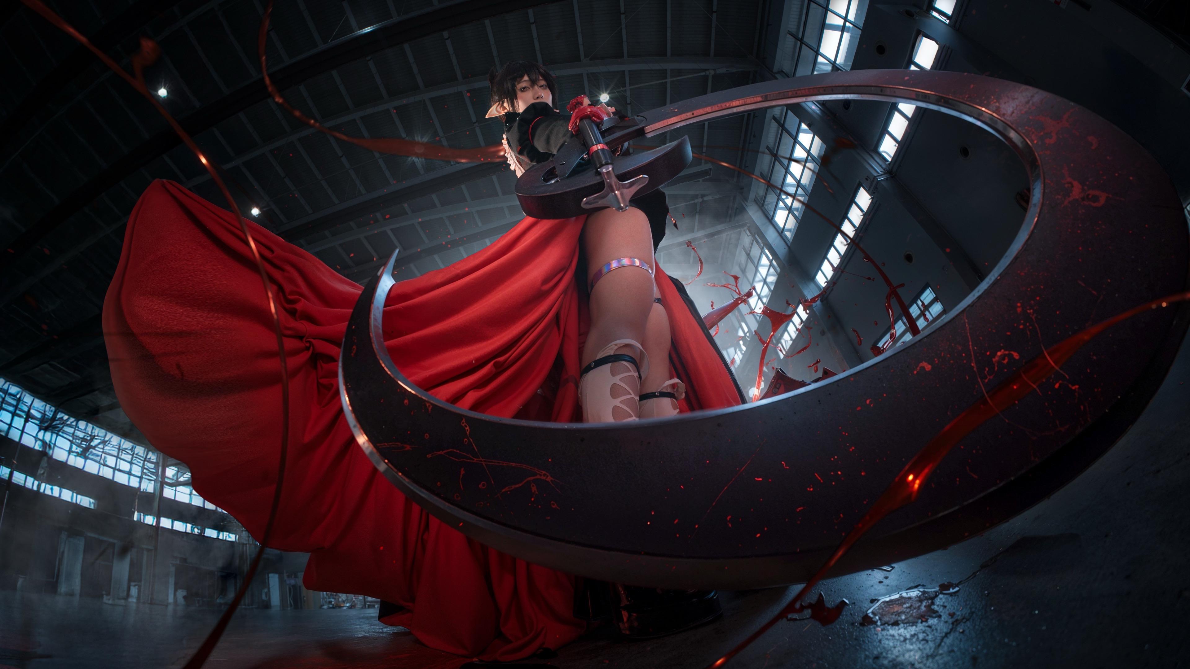 “小心些，别让自己的血流干了” 出镜coser：  摄影后期：我