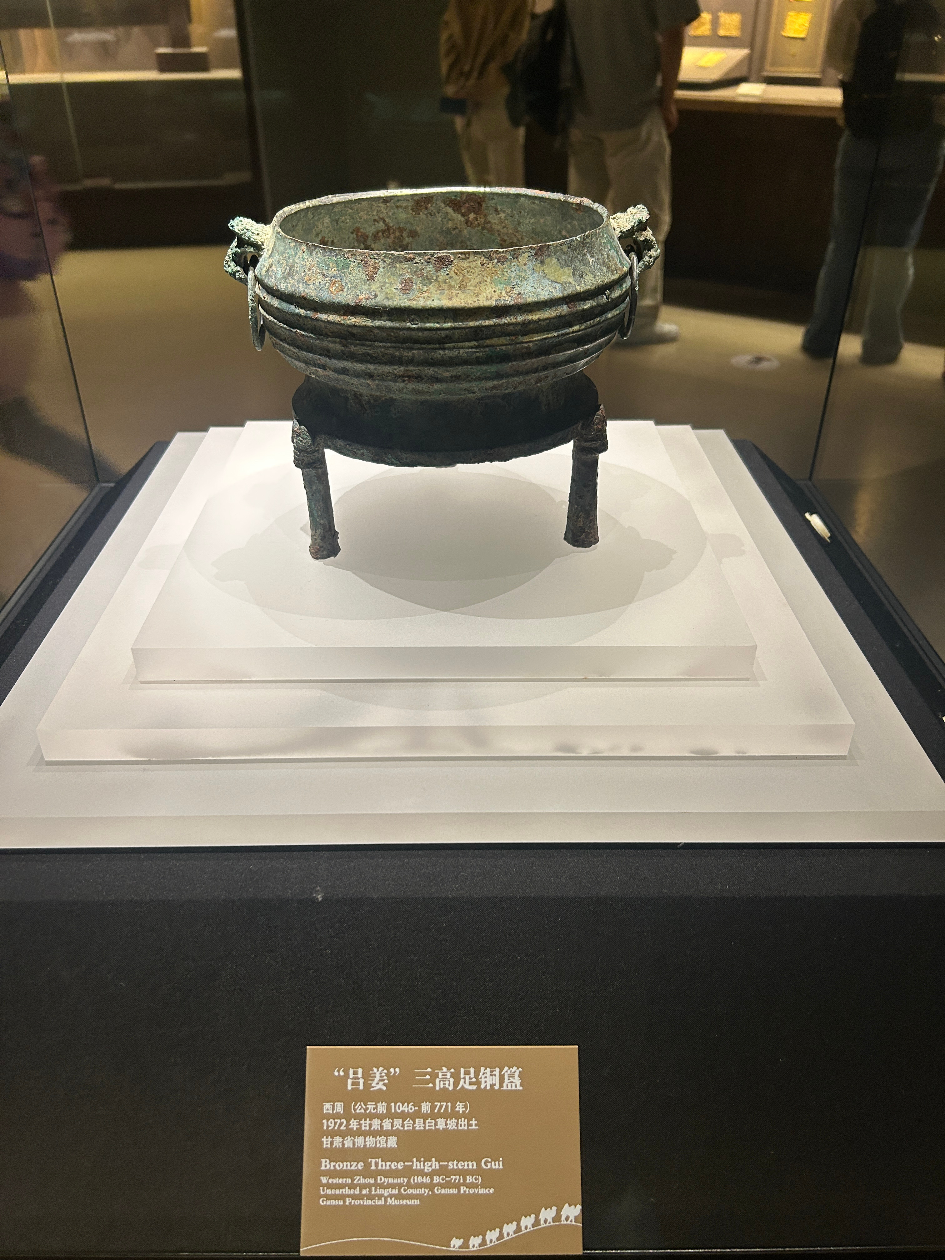 这个春天，在甘肃博物馆完成了一场和千年的对话。终于见到网红小绿马本尊，威风又可爱