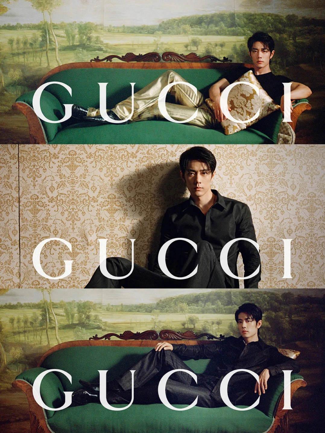 肖战拿下GUCCI2026秋冬成衣全球广告！