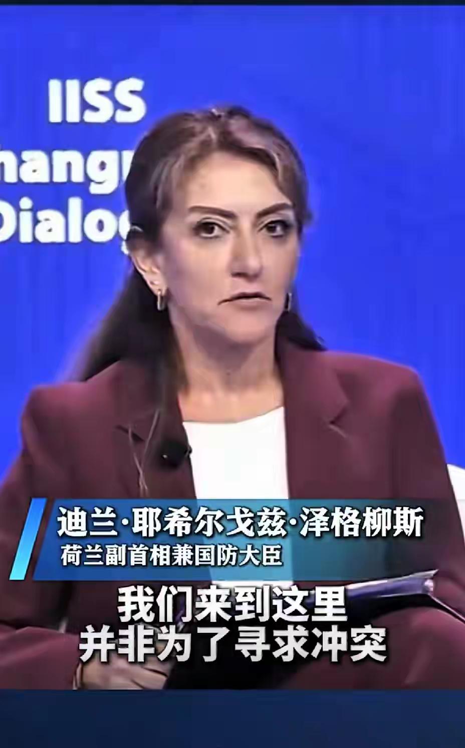 真硬气！31号“香会”期间中国代表刘万侠大校现场向荷兰副首相兼国防大臣迪兰·耶希