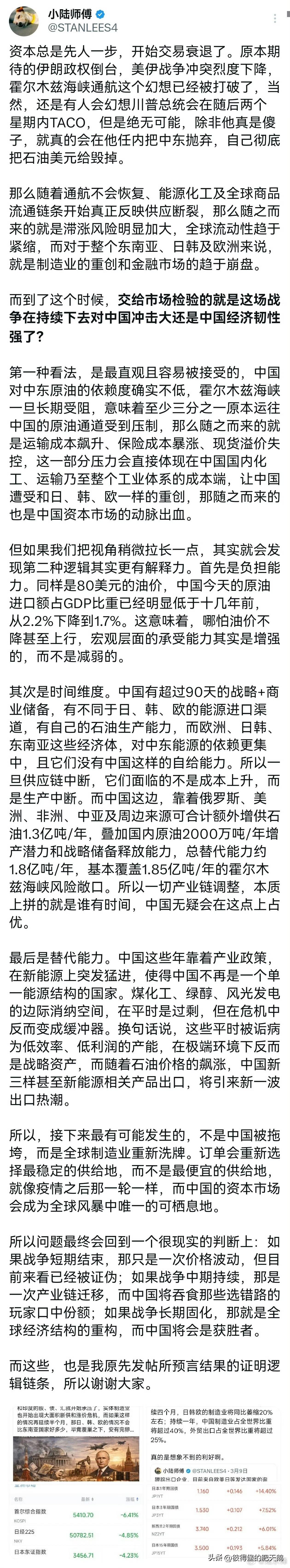 分析得很有道理，有前瞻性。
#美以伊冲突# #热点观点# #海外新鲜事#