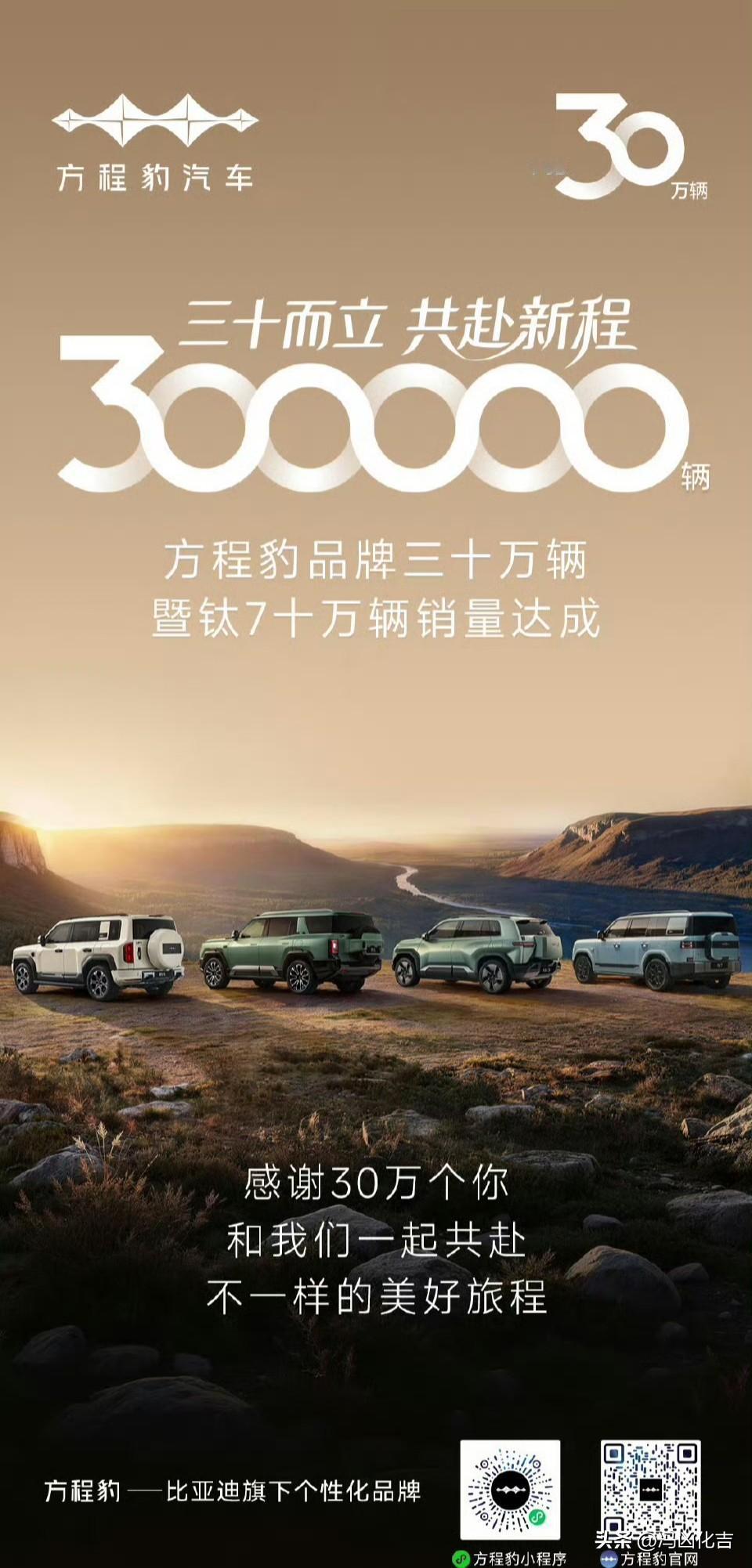 方程豹汽车是比亚迪旗下个性化品牌。车型有方程豹豹5，豹8，钛3，钛7。方程豹这个